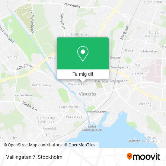 Vallingatan 7 karta