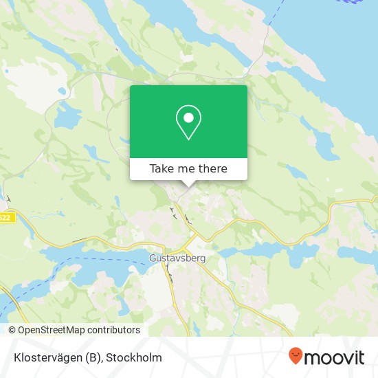 Klostervägen (B) karta