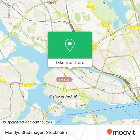 Mandys Stadshagen karta
