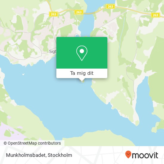 Munkholmsbadet karta