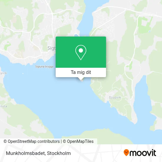 Munkholmsbadet karta