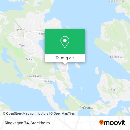 Ringvägen 74 karta