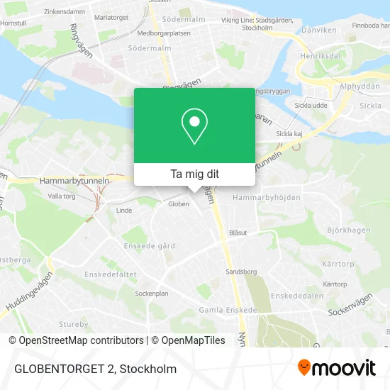 GLOBENTORGET 2 karta