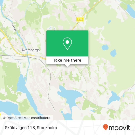 Sköldvägen 11B karta