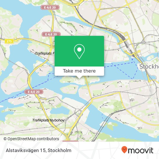 Alstaviksvägen 15 karta
