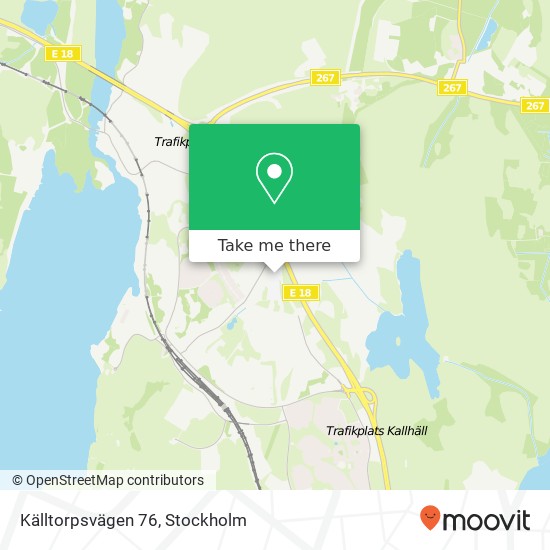 Källtorpsvägen 76 karta