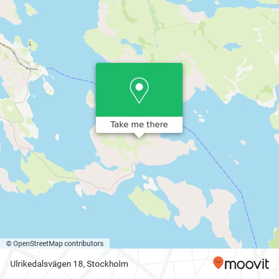 Ulrikedalsvägen 18 karta
