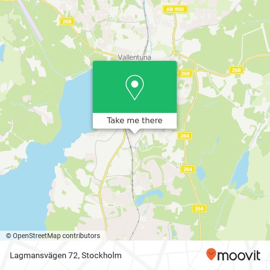 Lagmansvägen 72 karta