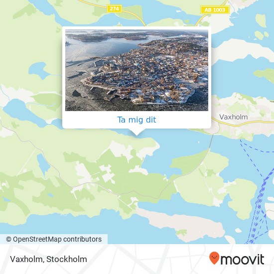 Vaxholm karta