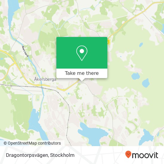 Dragontorpsvägen karta