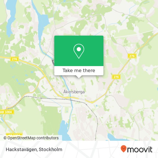 Hackstavägen karta