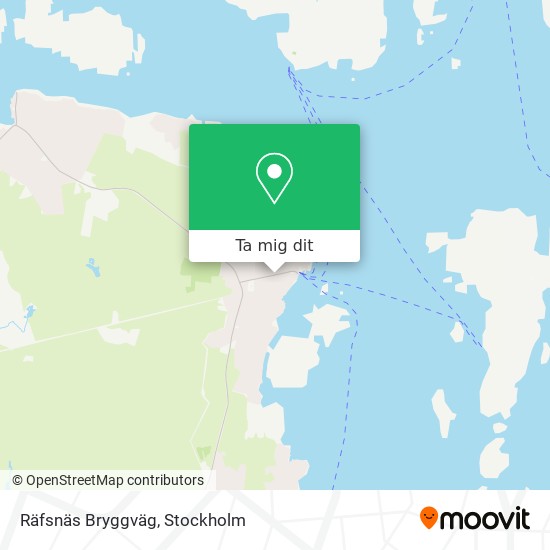 Räfsnäs Bryggväg karta