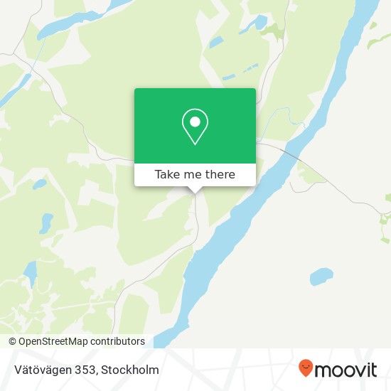 Vätövägen 353 karta