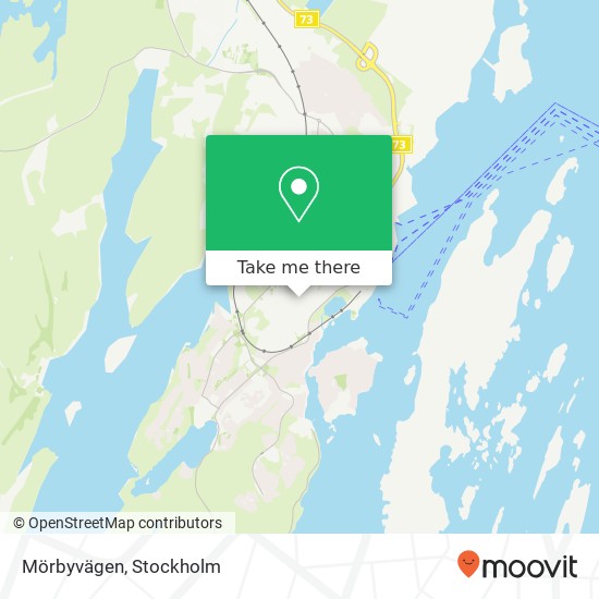 Mörbyvägen karta