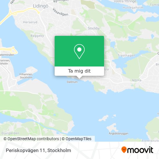 Periskopvägen 11 karta