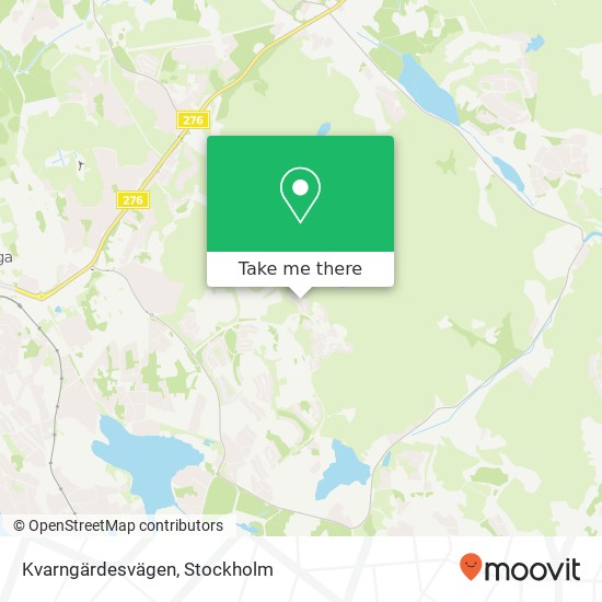 Kvarngärdesvägen karta