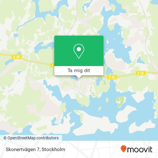 Skonertvägen 7 karta