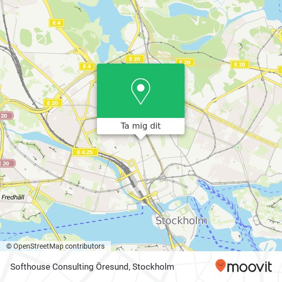 Softhouse Consulting Öresund karta