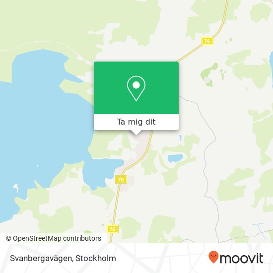 Svanbergavägen karta