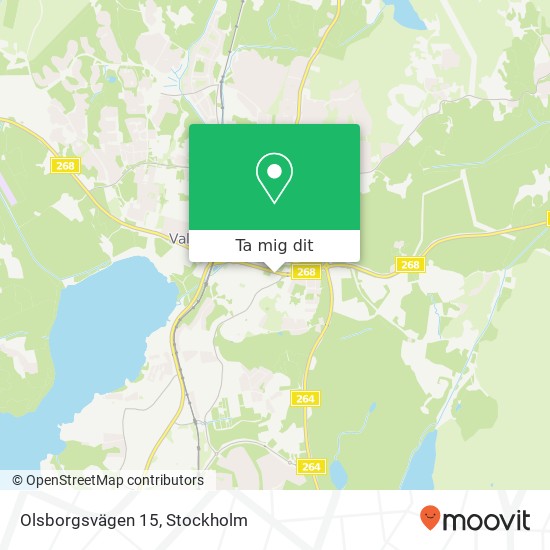 Olsborgsvägen 15 karta