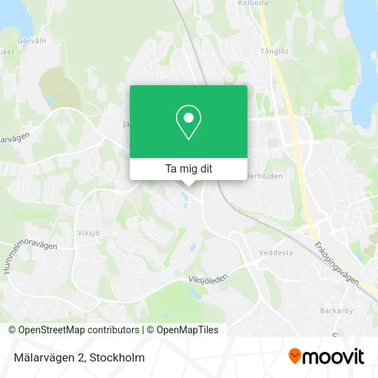 Mälarvägen 2 karta
