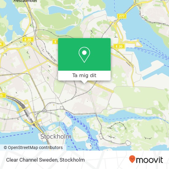 Clear Channel Sweden karta