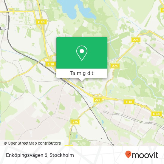 Enköpingsvägen 6 karta