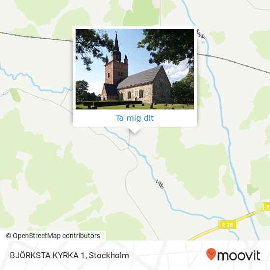 BJÖRKSTA KYRKA 1 karta