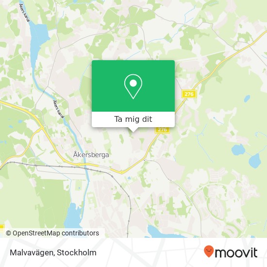 Malvavägen karta