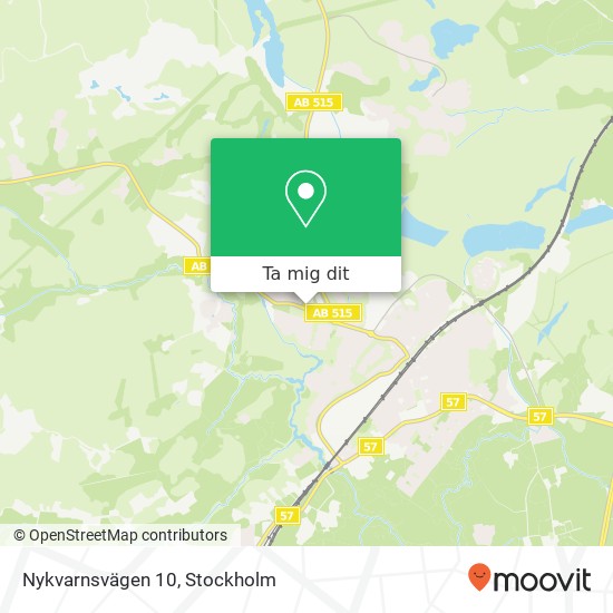 Nykvarnsvägen 10 karta