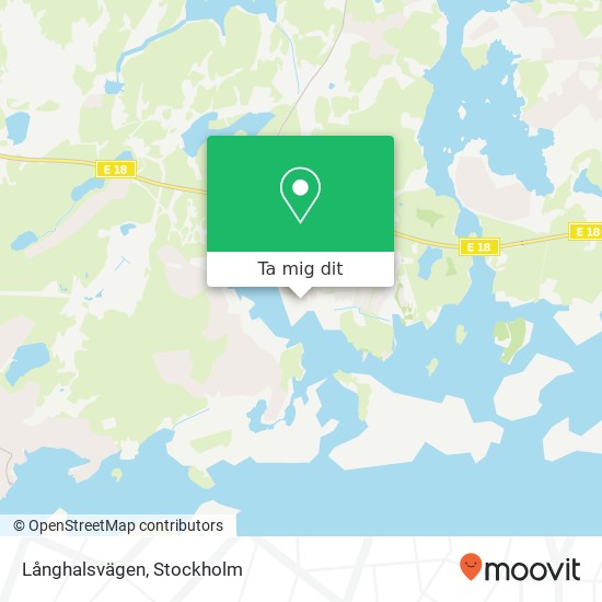 Långhalsvägen karta