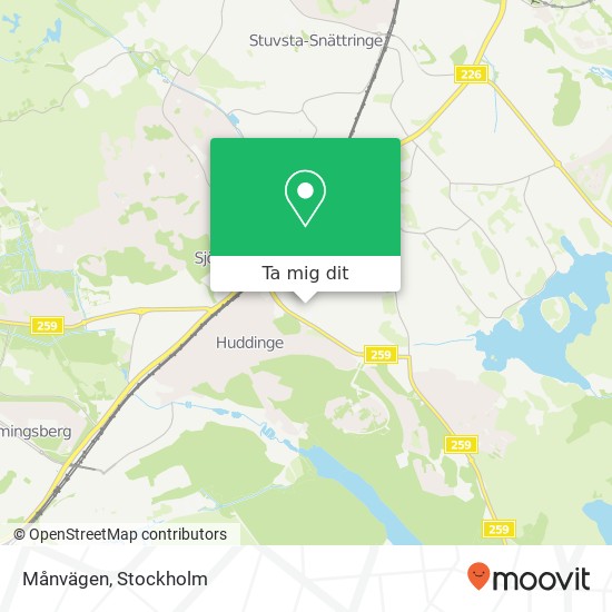 Månvägen karta