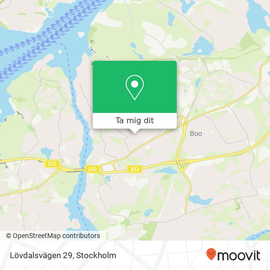 Lövdalsvägen 29 karta