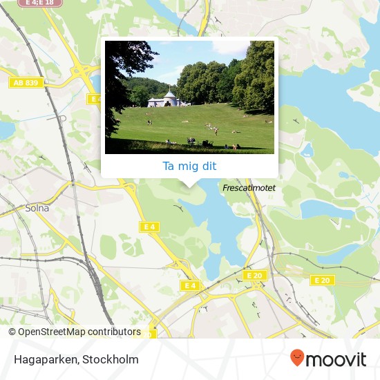 Hagaparken karta