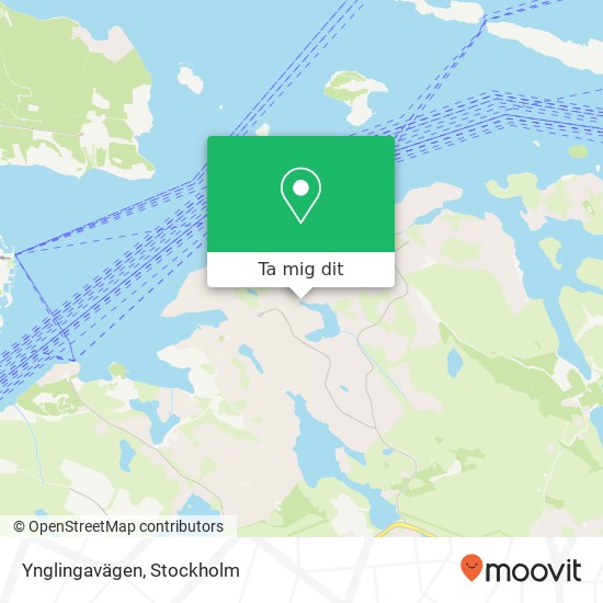 Ynglingavägen karta