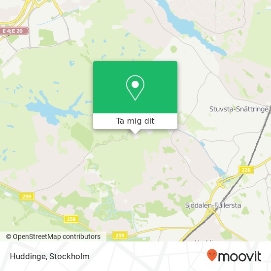 Huddinge karta