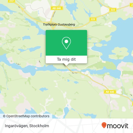 Ingarövägen karta