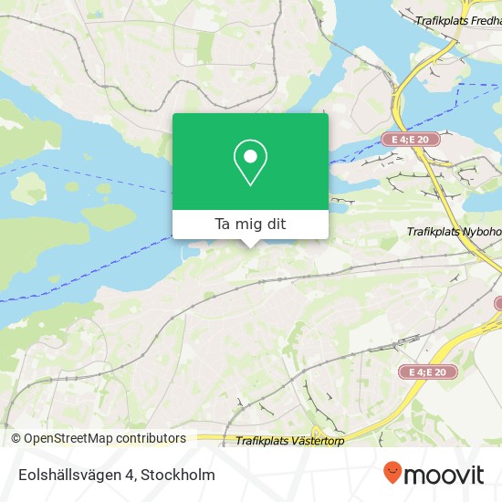 Eolshällsvägen 4 karta