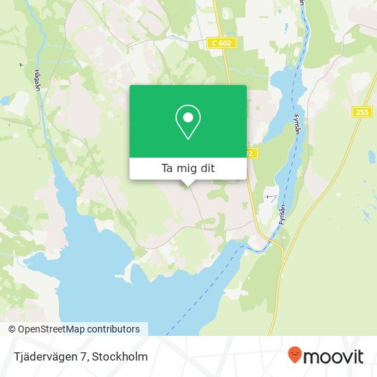Tjädervägen 7 karta