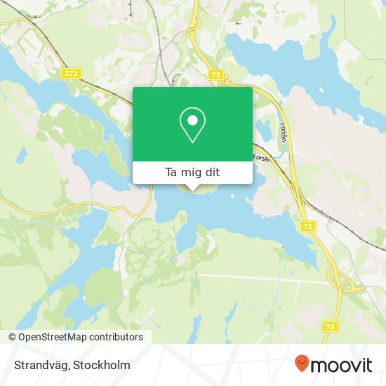 Strandväg karta