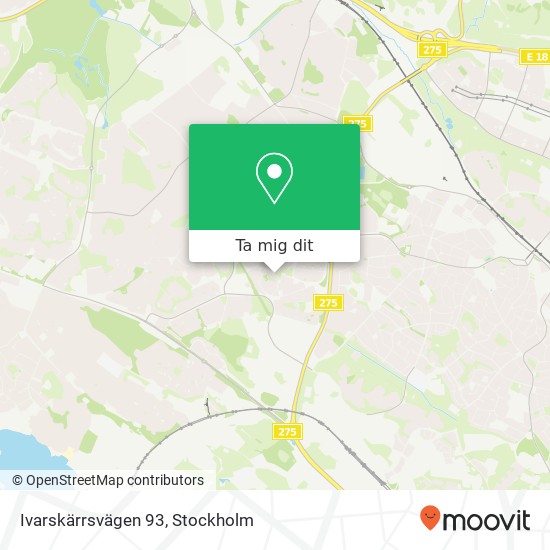 Ivarskärrsvägen 93 karta
