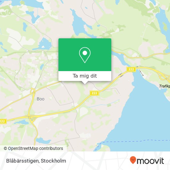 Blåbärsstigen karta