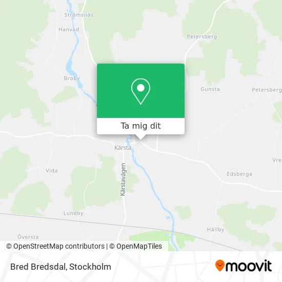 Bred Bredsdal karta