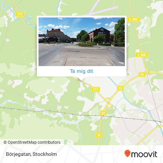 Börjegatan karta