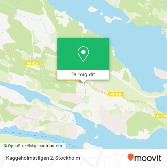 Kaggeholmsvägen 2 karta