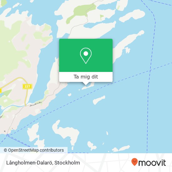 Långholmen-Dalarö karta