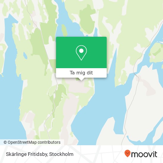 Skärlinge Fritidsby karta