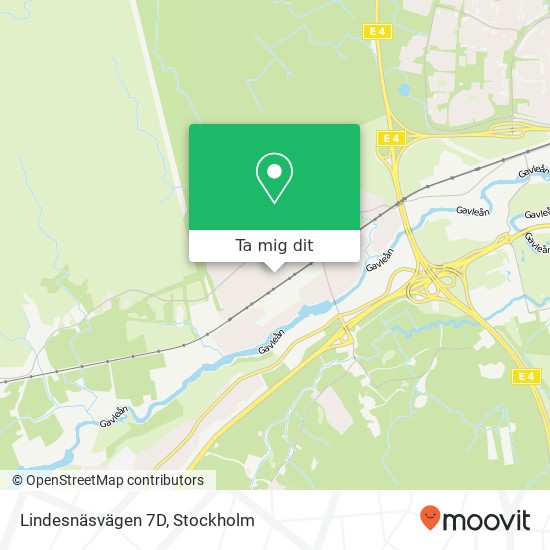 Lindesnäsvägen 7D karta