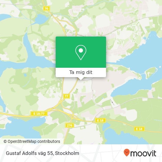 Gustaf Adolfs väg 55 karta