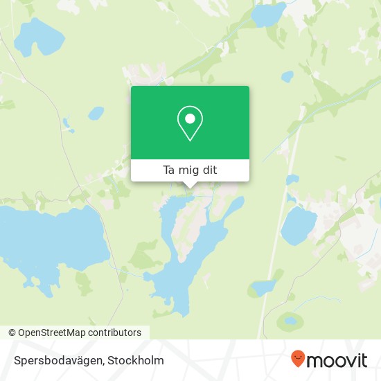 Spersbodavägen karta